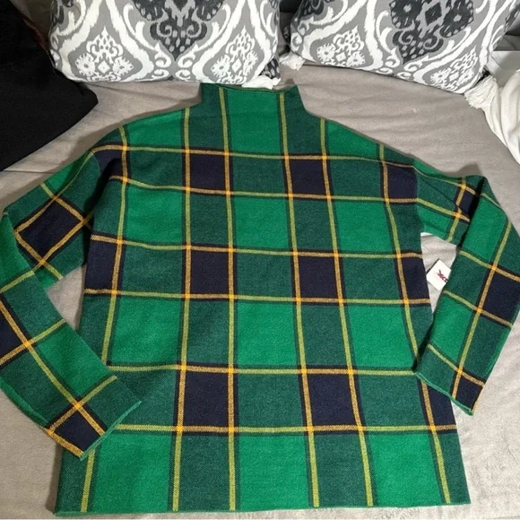 Rachel Zoe Sweaters Rachel Zoe Womens Plaid Warm Pullover Mock